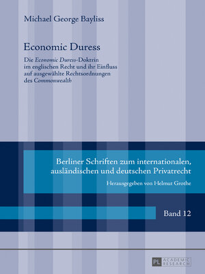 cover image of Economic Duress